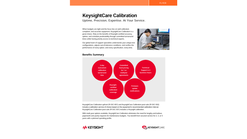 KeysightCare Calibration